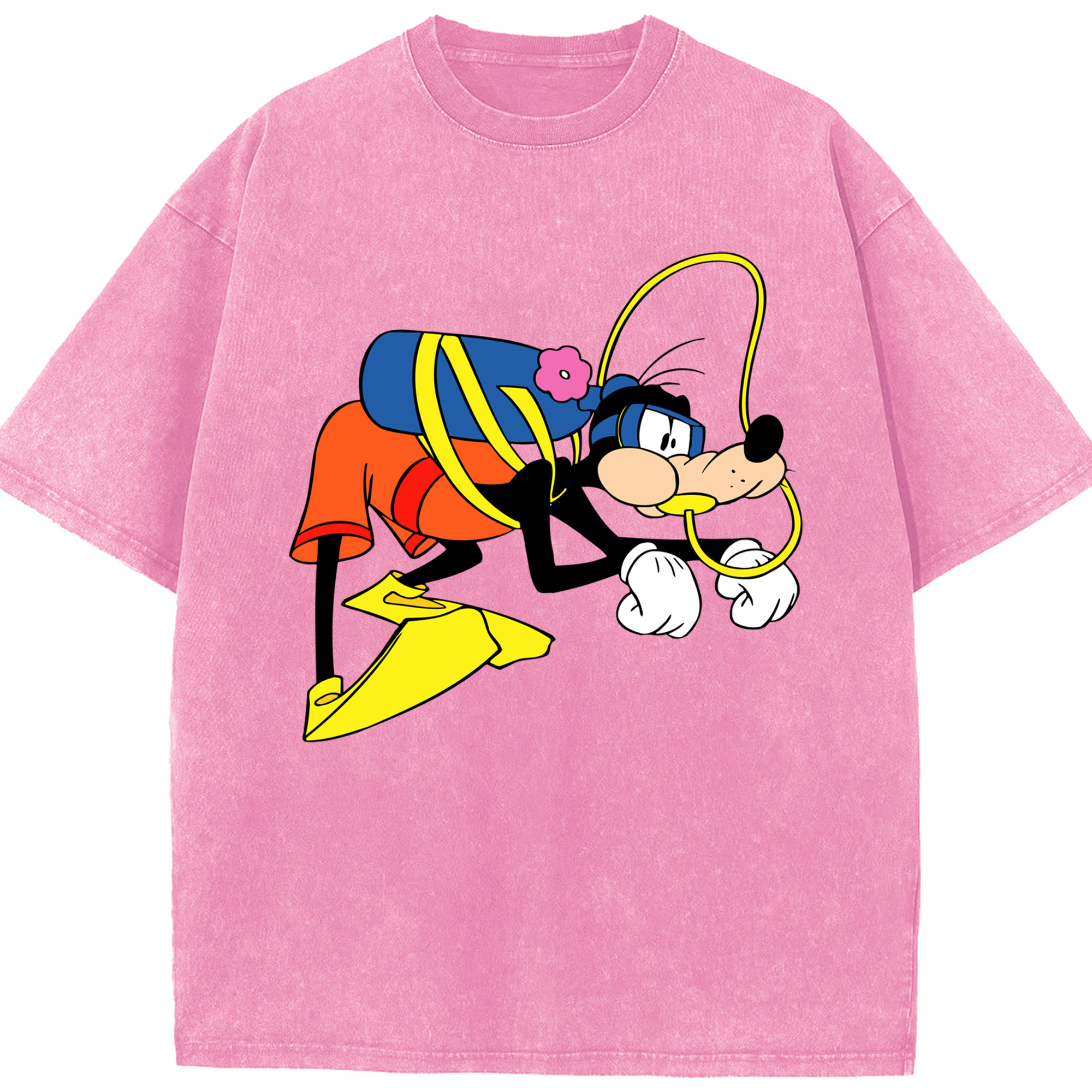 （画像用） ミッキーマウス Mickey Mouse 綿100% ヴィンテージ風 半袖Tシャツ（フロントプリント）